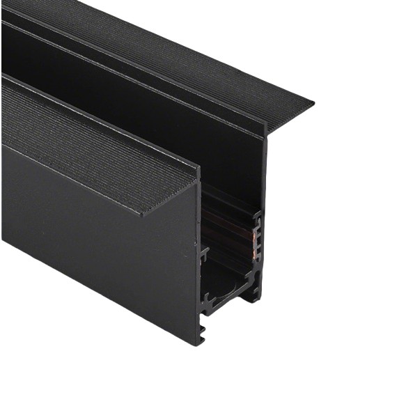 recessed trimless track